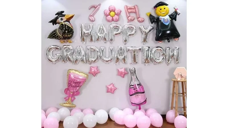 Pink Graduation Party Balloon Kit wholesale party balloon image 1
