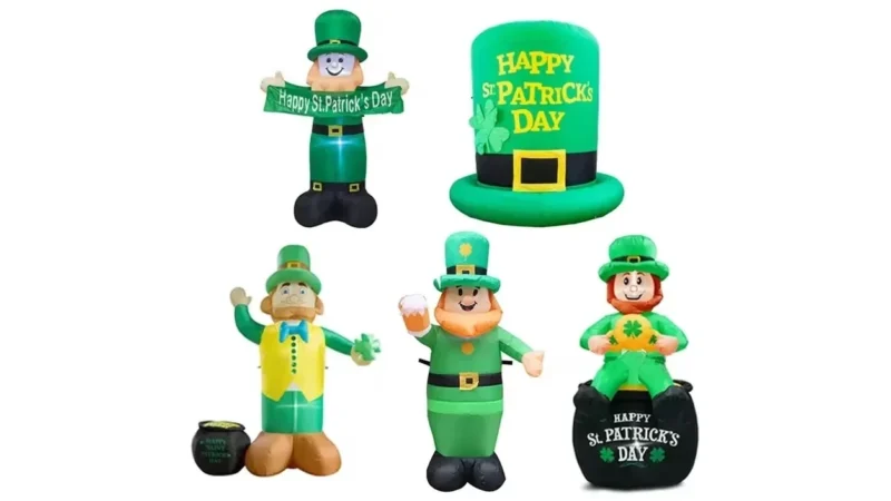 St Patricks Day Leprechaun Foil Balloons wholesale seasonal balloon image 1
