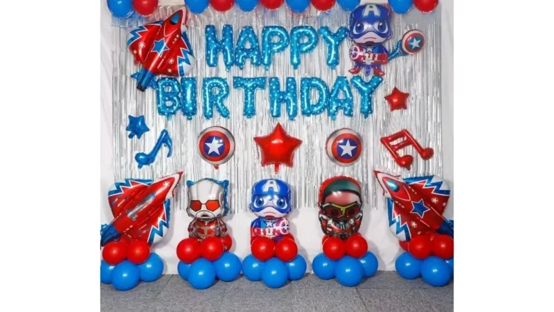 Superhero Theme Birthday Party Balloon Kit wholesale party balloon image 1