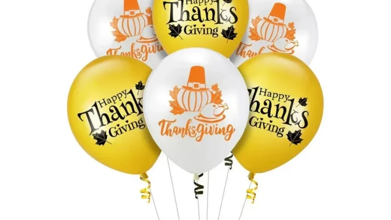 Thanksgiving Latex Balloon Kit wholesale seasonal balloon image 1