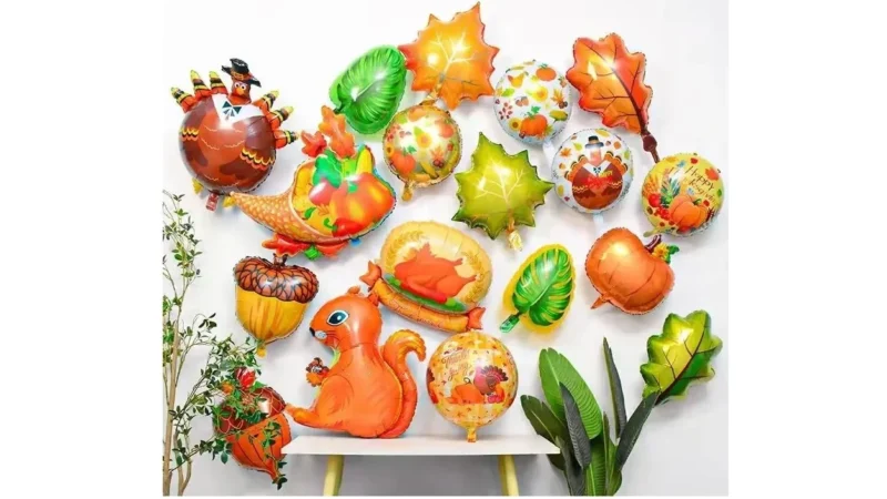 Thanksgiving Turkey Foil Balloons wholesale seasonal balloon image 1