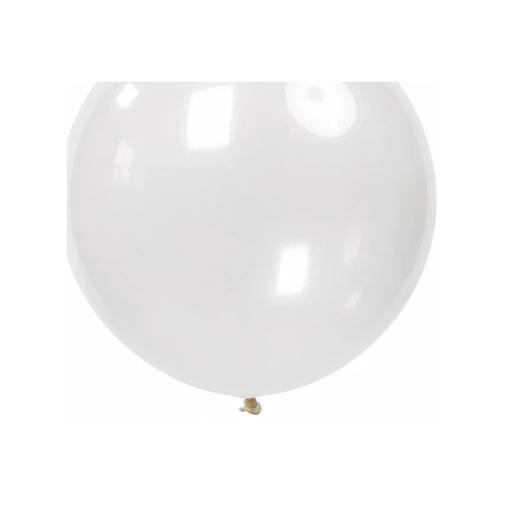10 inch transparent matte balloon