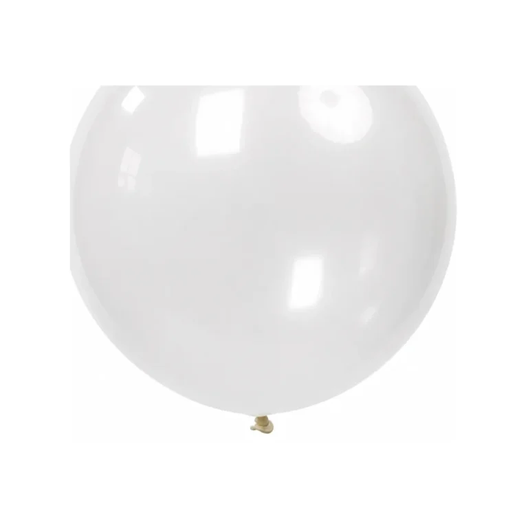 10 inch transparent matte balloon