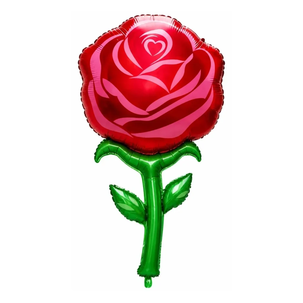 Valentines Day Rose Foil Balloons wholesale seasonal balloon image 1