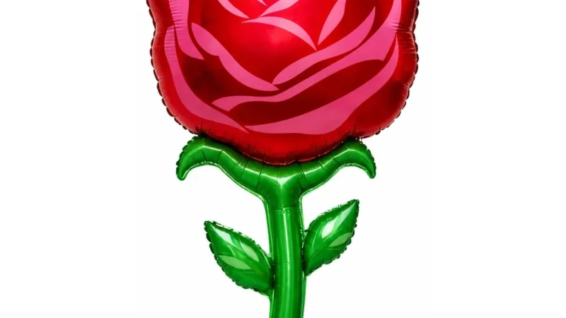 Valentines Day Rose Foil Balloons wholesale seasonal balloon image 1
