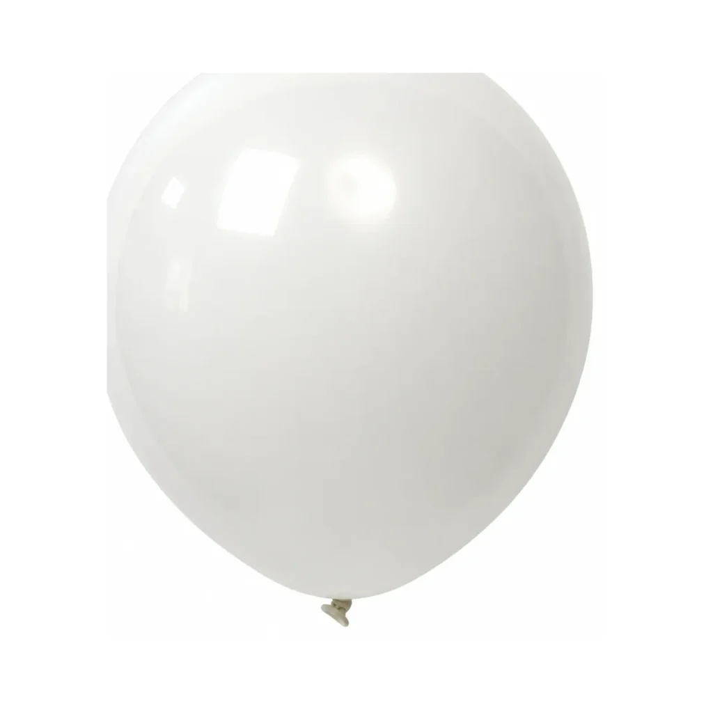 10 inch white matte balloon
