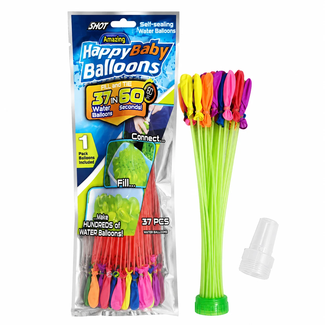 37 Pcs Self-Sealing Water Balloons wholesale product image 1