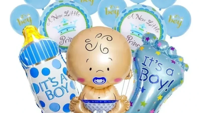 Baby Boy Foil Balloons wholesale party balloon image 1