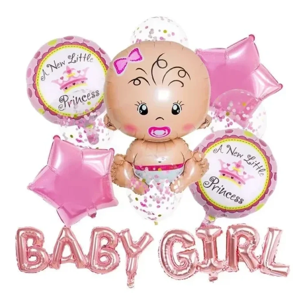 Baby Girl Foil Balloons wholesale party balloon image 1