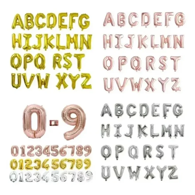 Birthday Number and Letter Foil Balloons wholesale party balloon image 1