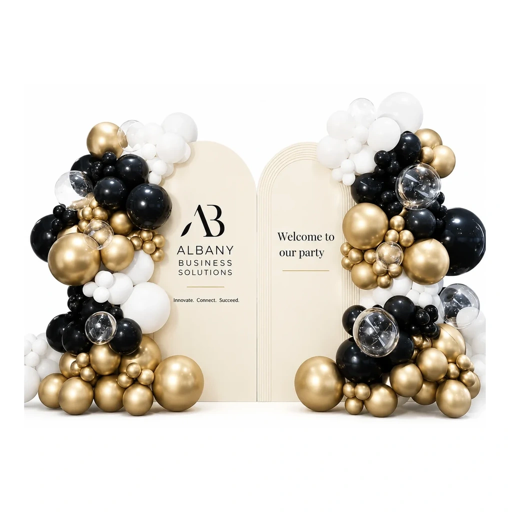 Black Gold Corporate Event Balloon Kit wholesale party balloon image 1