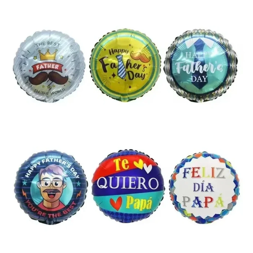 Fathers Day Round Foil Balloons wholesale seasonal balloon image 1