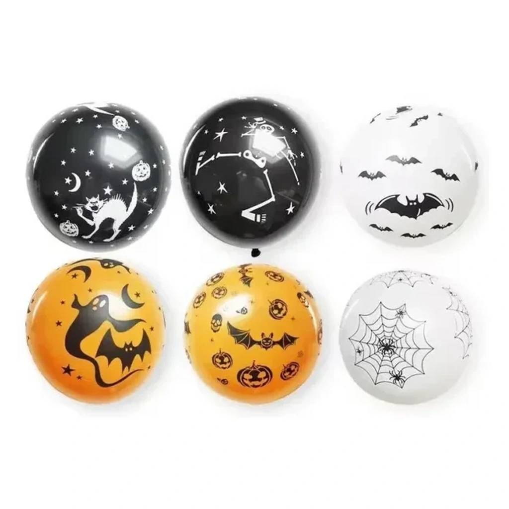 Halloween Printed Latex Balloons wholesale seasonal balloon image 1
