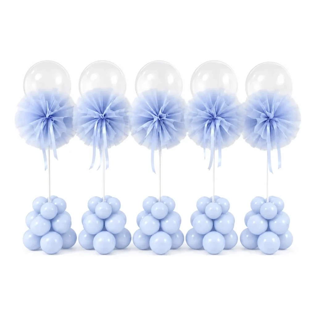 Light Blue Balloon Floor Column wholesale party balloon image 1