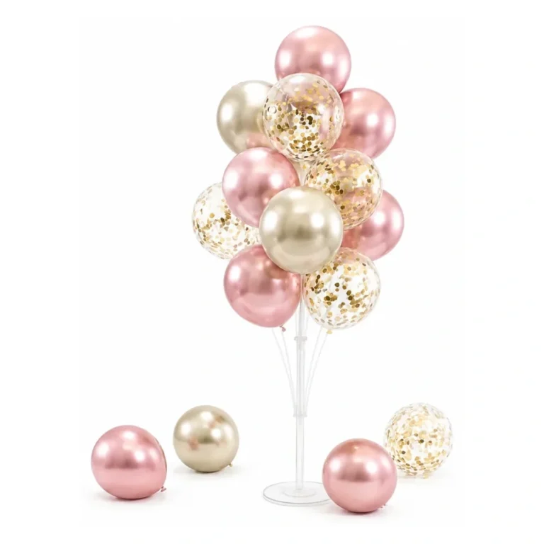 Metallic Confetti Balloon Floor Column wholesale party balloon image 1