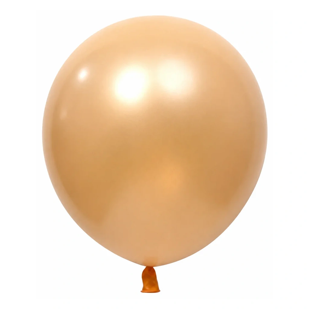 10 inch pearl champagne gold latex balloon
