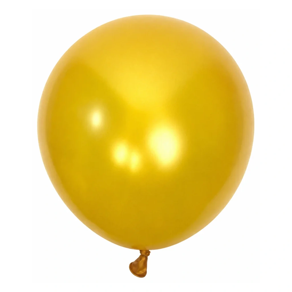 10 inch pearl gold latex balloon