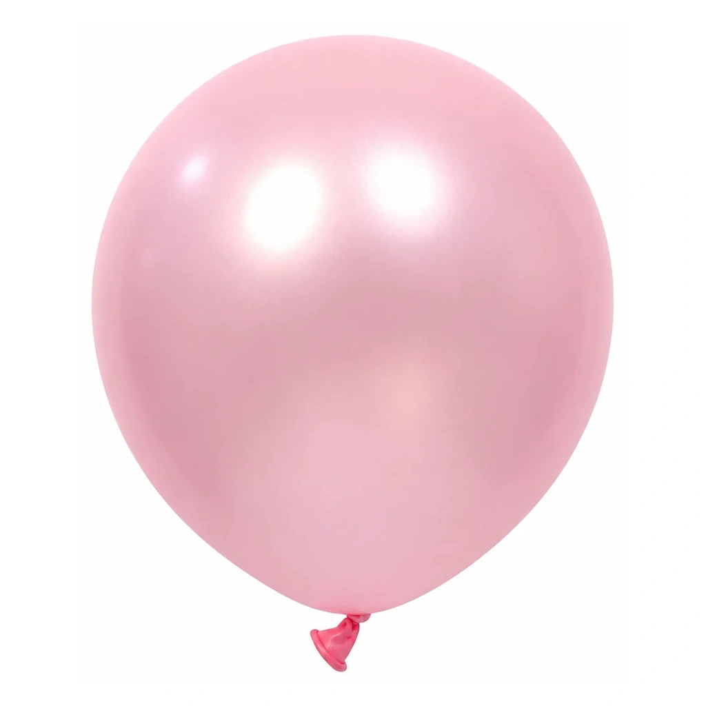 10 inch pearl light pink latex balloon