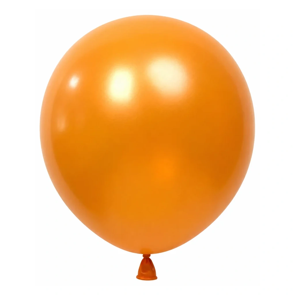 10 inch pearl orange latex balloon