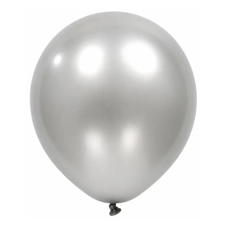10 inch pearl silver latex balloon
