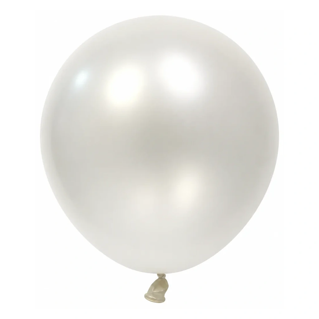 10 inch pearl white latex balloon