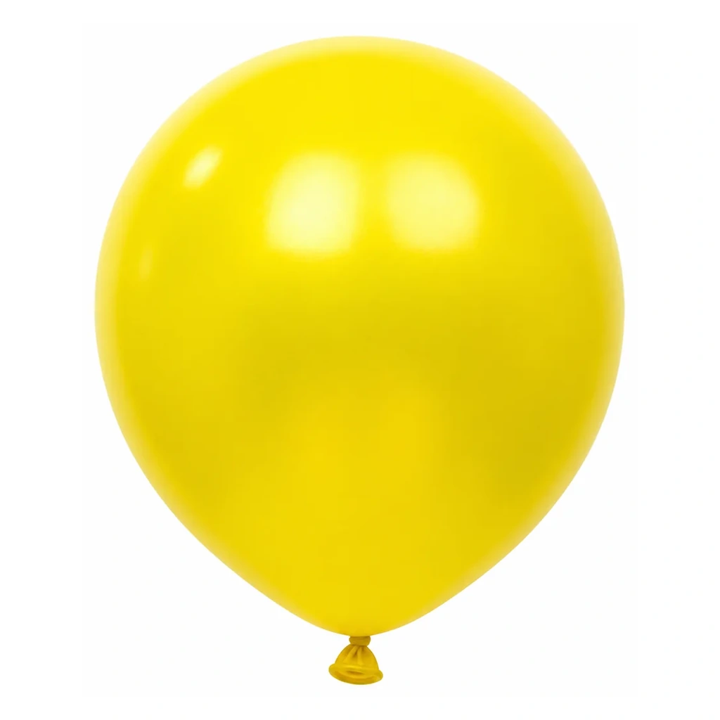 10 inch pearl yellow latex balloon