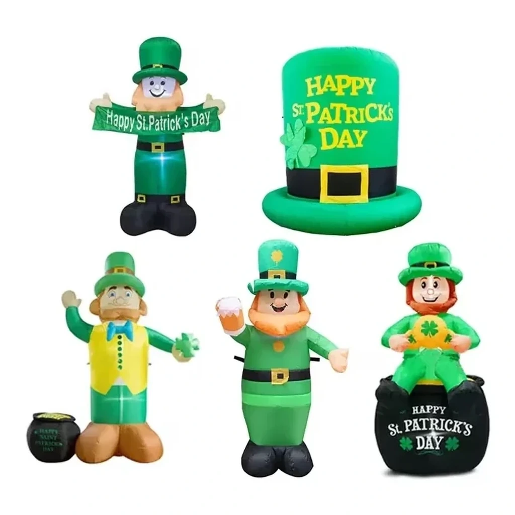 St Patricks Day Leprechaun Foil Balloons wholesale seasonal balloon image 1