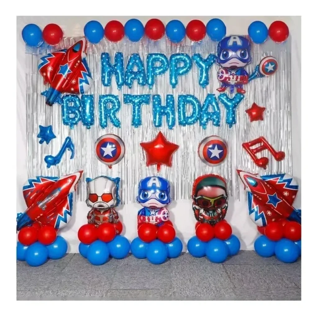 Superhero Theme Birthday Party Balloon Kit wholesale party balloon image 1