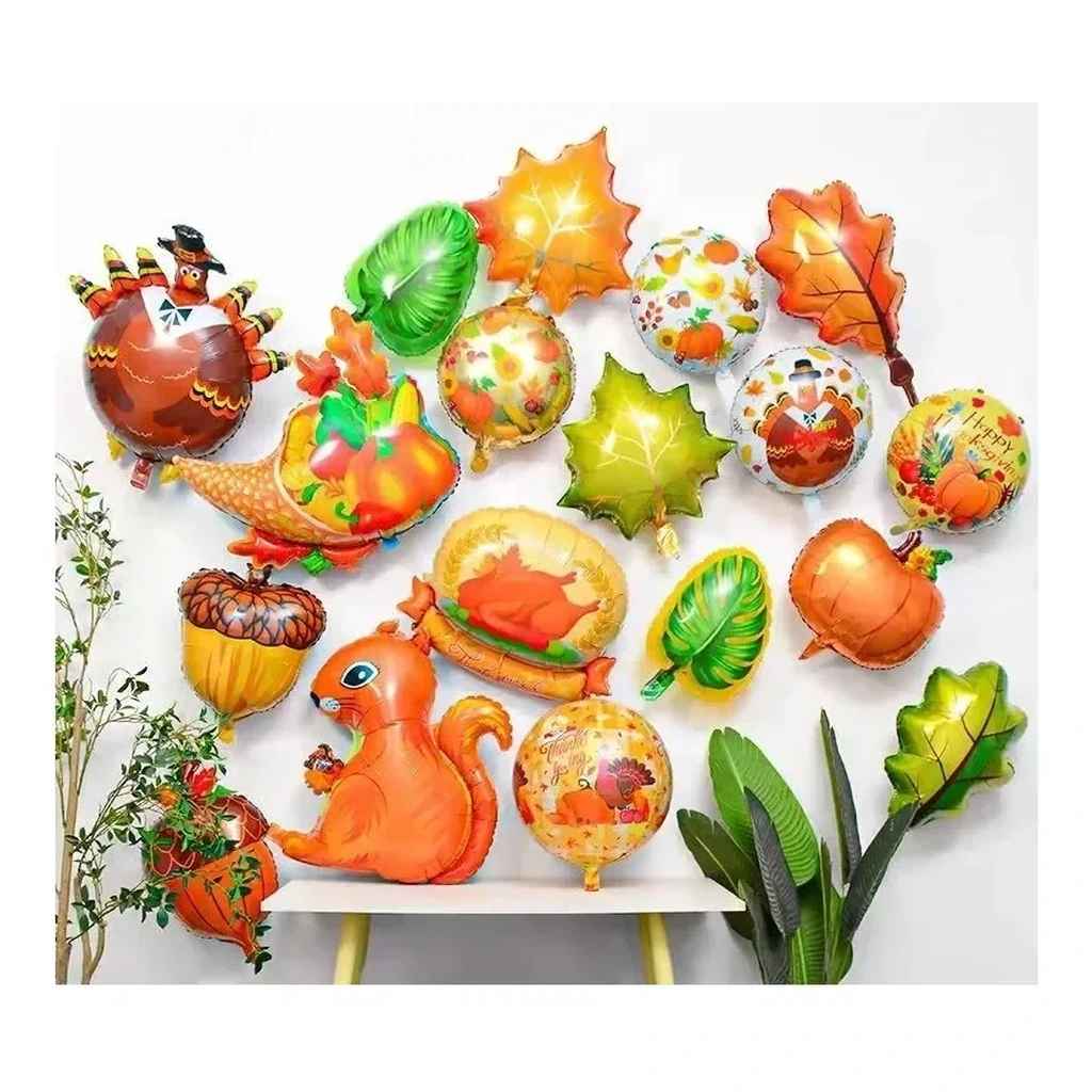Thanksgiving Turkey Foil Balloons wholesale seasonal balloon image 1