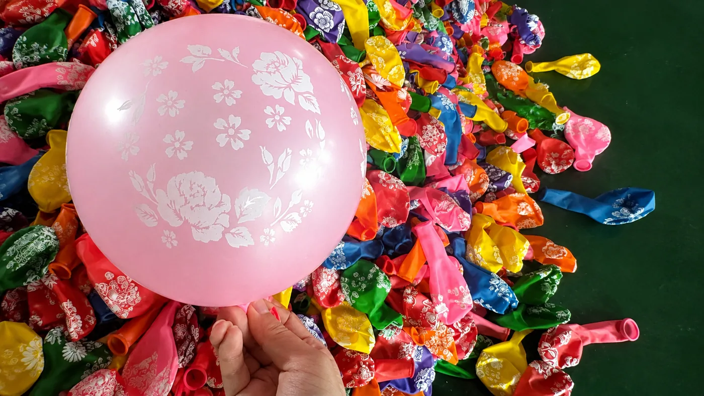 Balloon sample and artwork confirmation