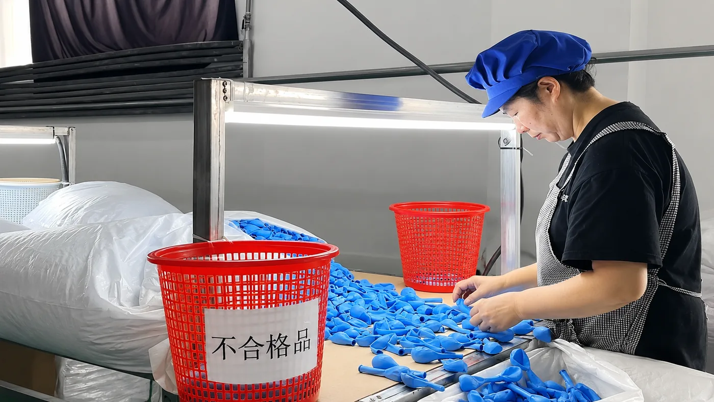 In-process balloon quality inspection